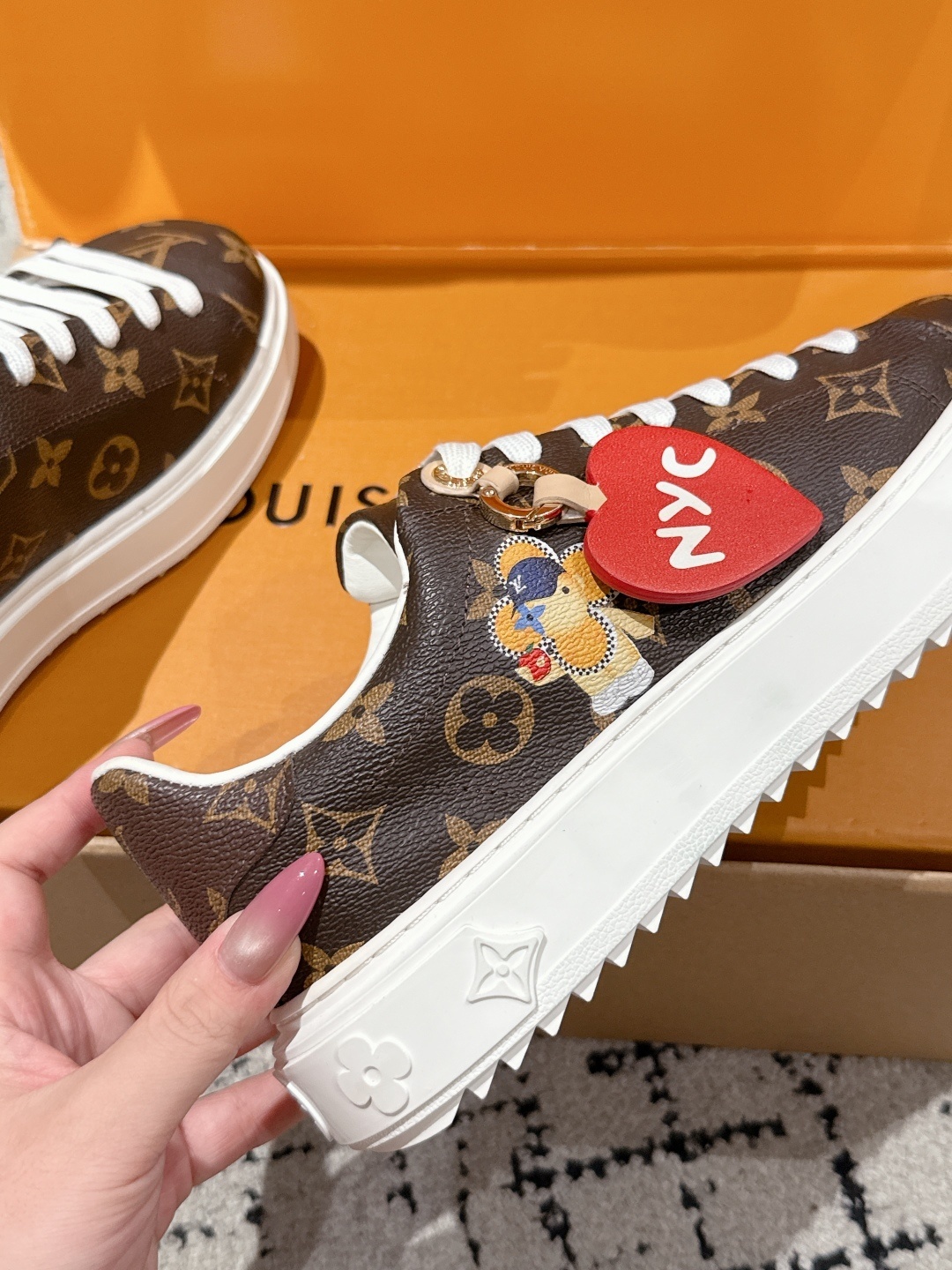 Louis Vuitton Time Out Sneaker Monogram Canvas NYC Edition