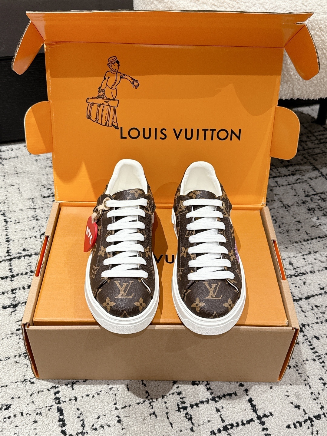 Louis Vuitton Time Out Sneaker Monogram Canvas NYC Edition