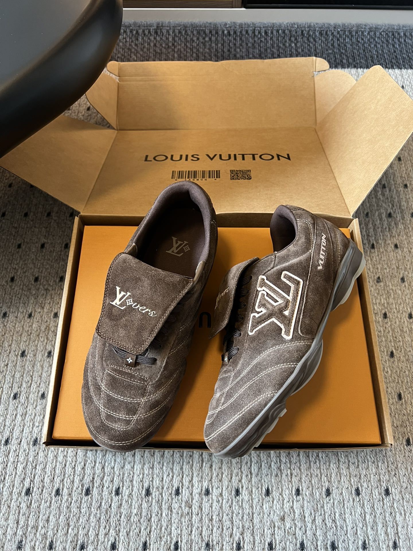Louis Vuitton LVvers Brown Suede Sneakers - Pharrell Williams