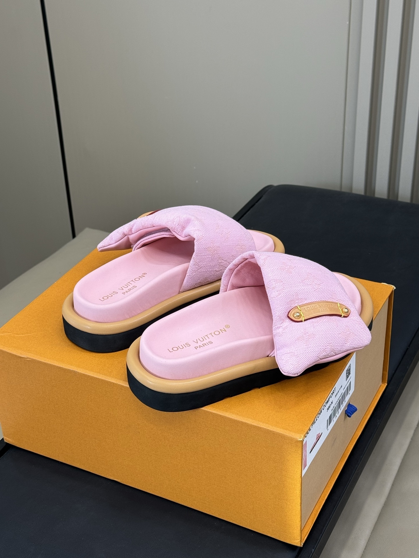 Louis Vuitton Pink Pool Pillow Comfort Mules - Monogram Slides