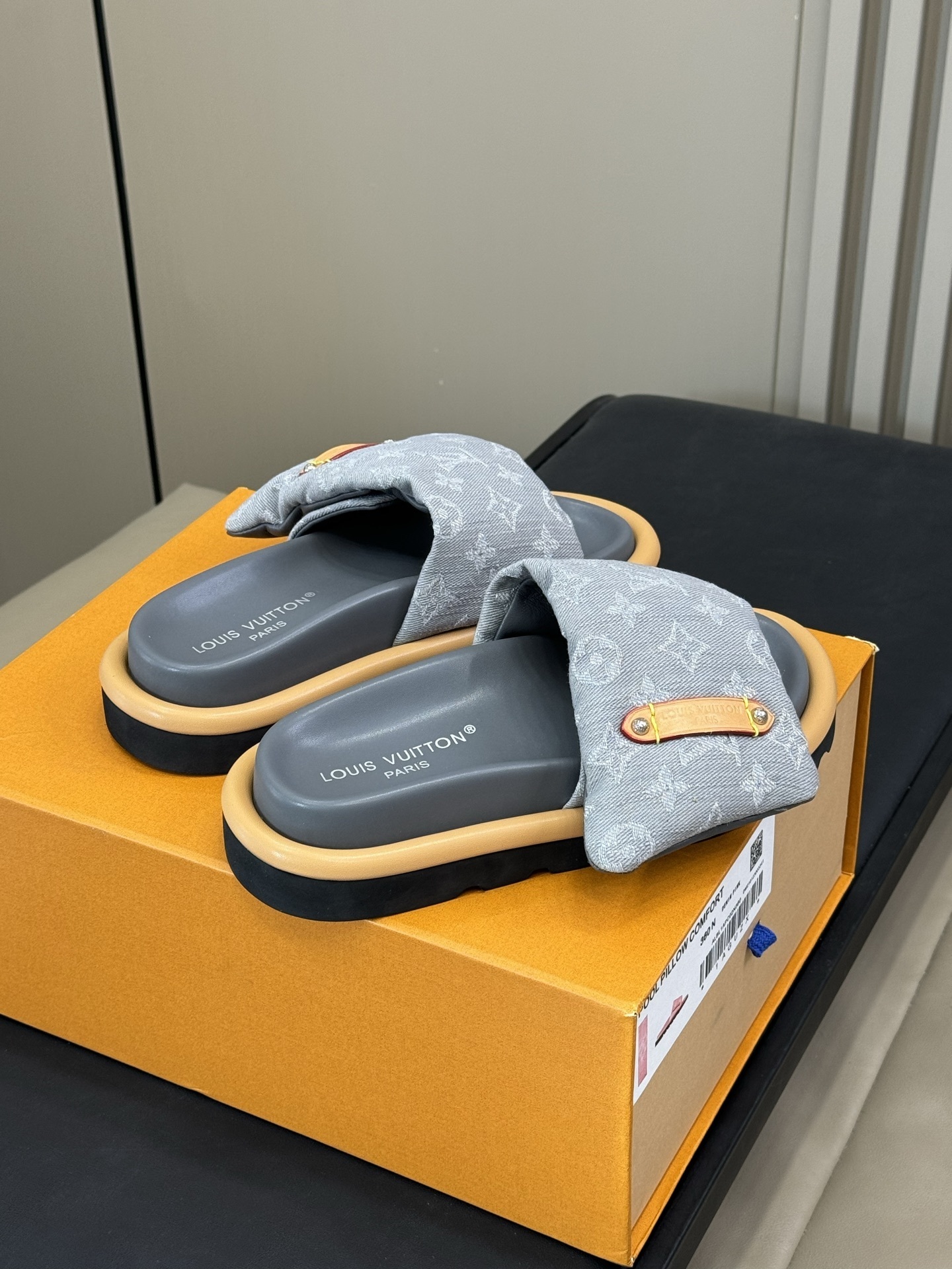 Louis Vuitton Pool Pillow Comfort Mules in Monogram Denim