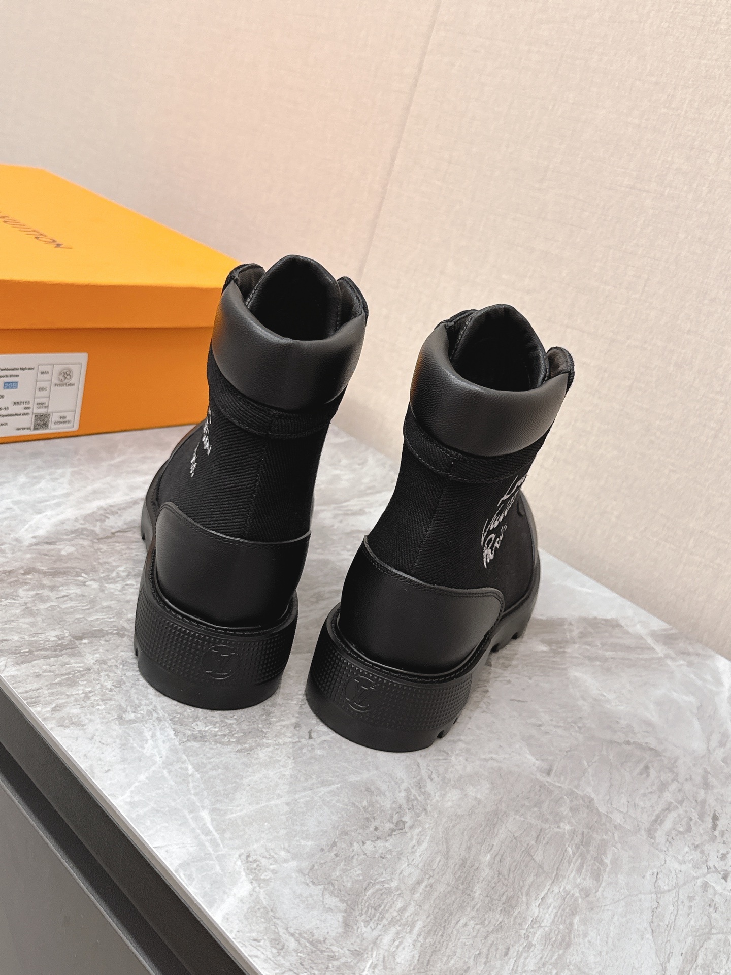 Louis Vuitton Black Territory Flat Ranger Boots - Luxury Combat Style