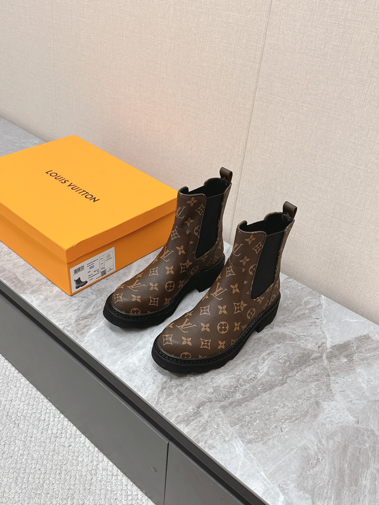 Louis Vuitton Monogram Chelsea Ankle Boots for Women
