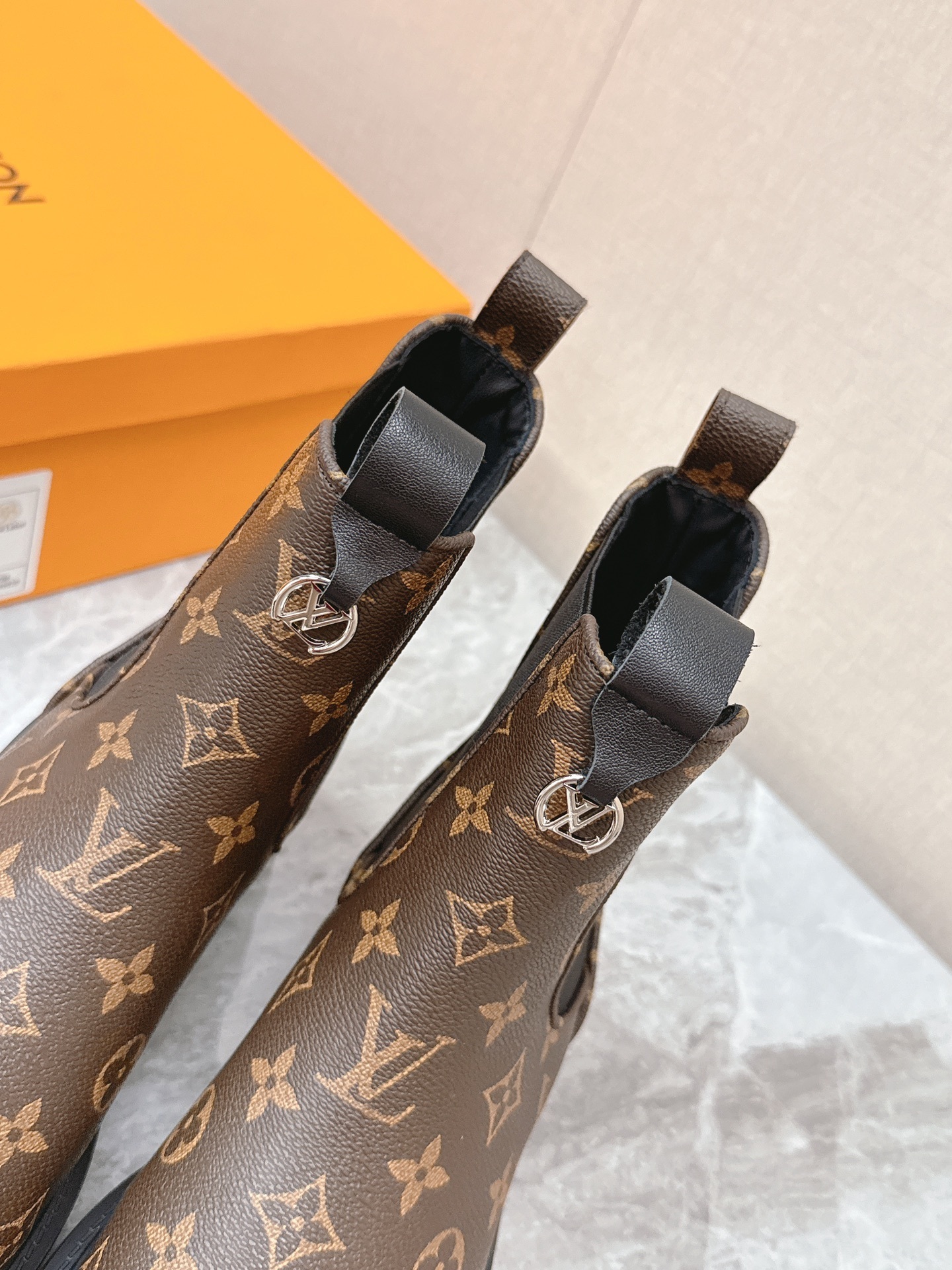 Louis Vuitton Monogram Chelsea Boots - Lug Sole Ankle Boots