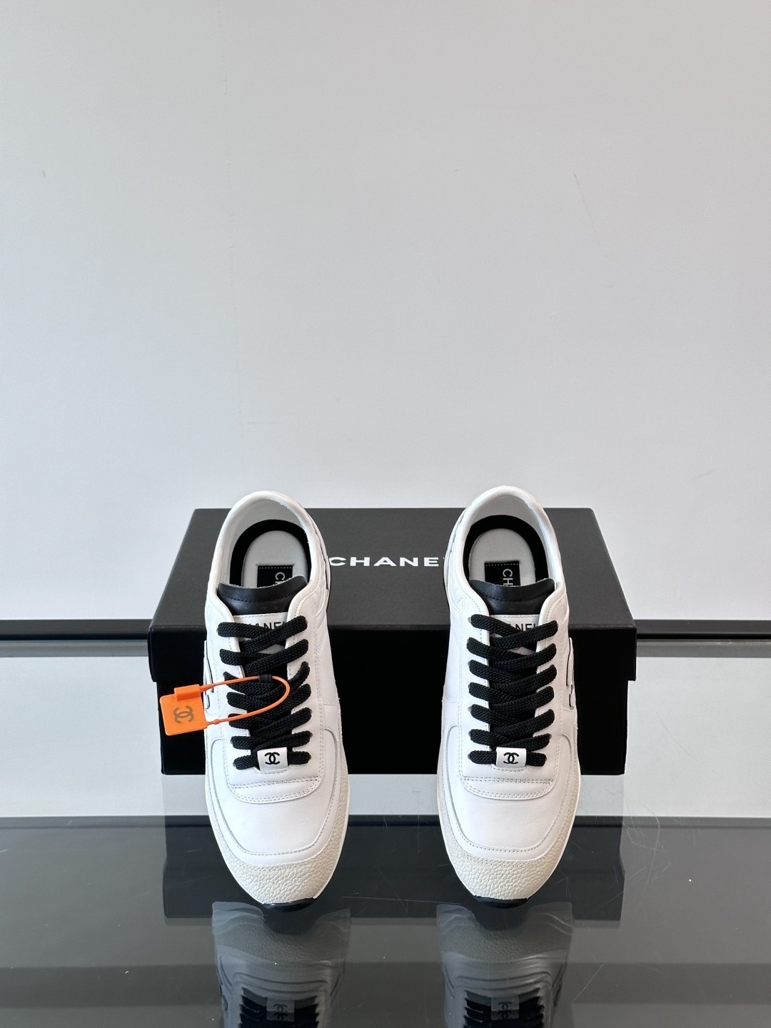 Chanel White Leather Low-Top Sneakers - Quilted Design Luxury Shoes