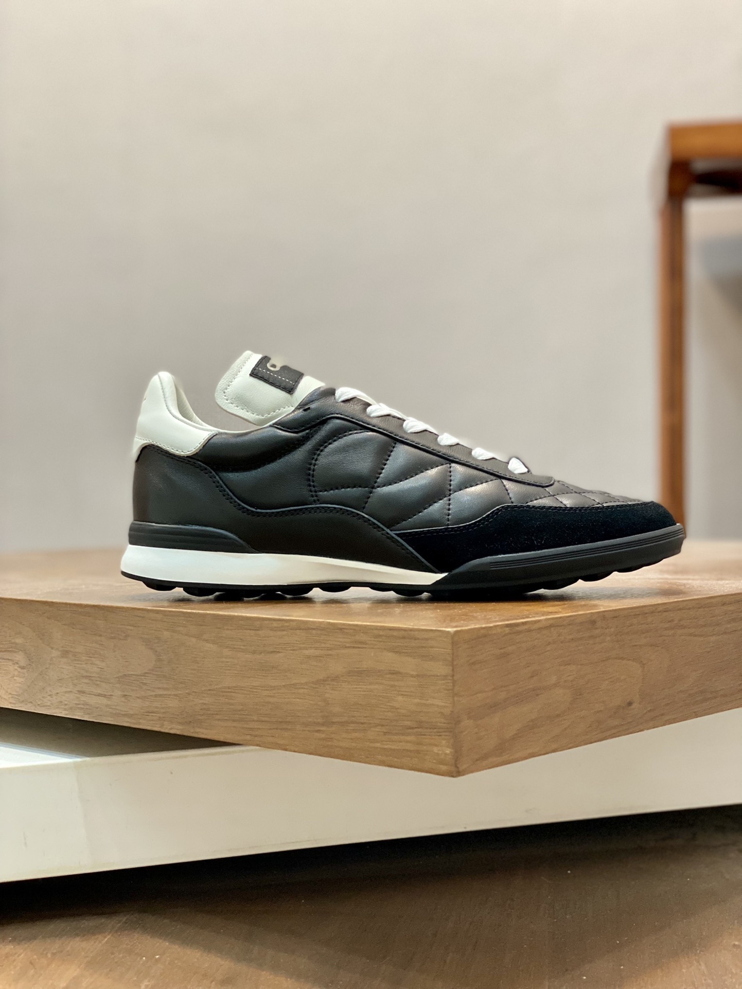 Chanel Black Quilted Leather Sneakers - Luxury Sporty Design