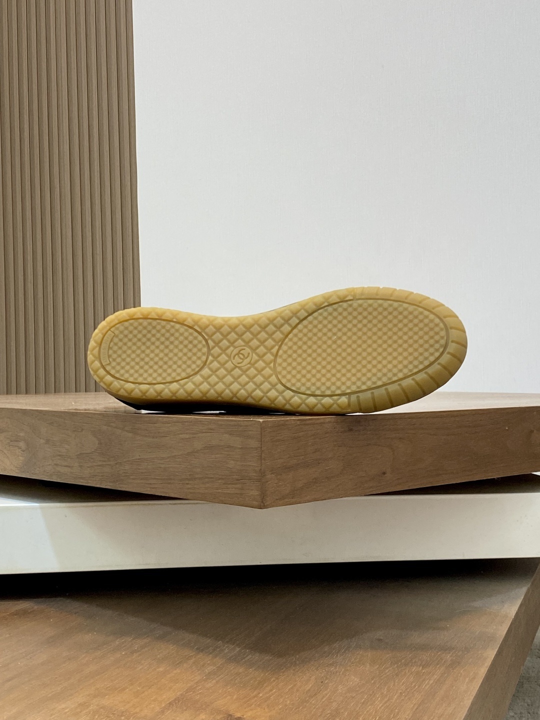 Chanel Black Leather & Suede Sneakers with Iconic CC Logo