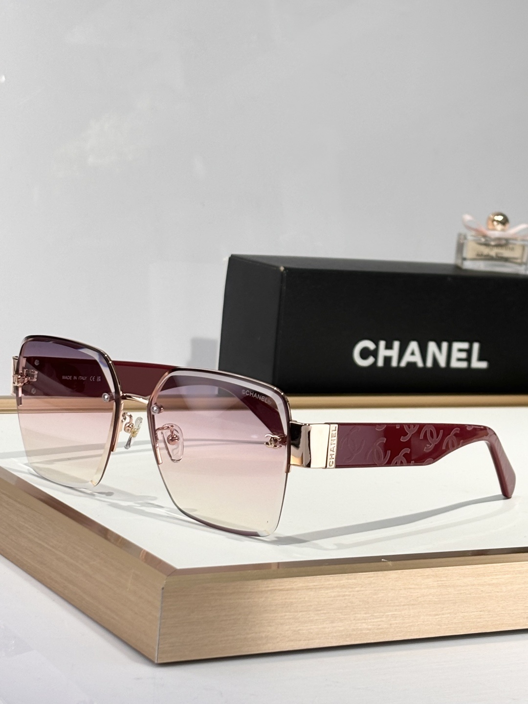 Chanel Rimless Gradient Sunglasses - Premium Designer Eyewear