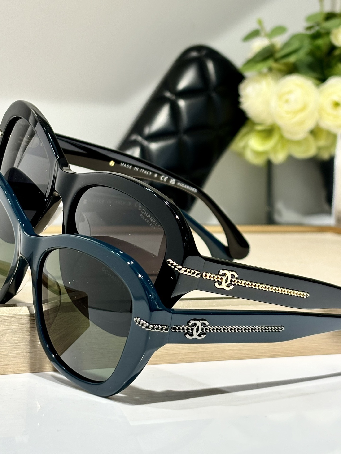 Chanel OCH5510 Luxury Square Sunglasses with Blue Light Filter