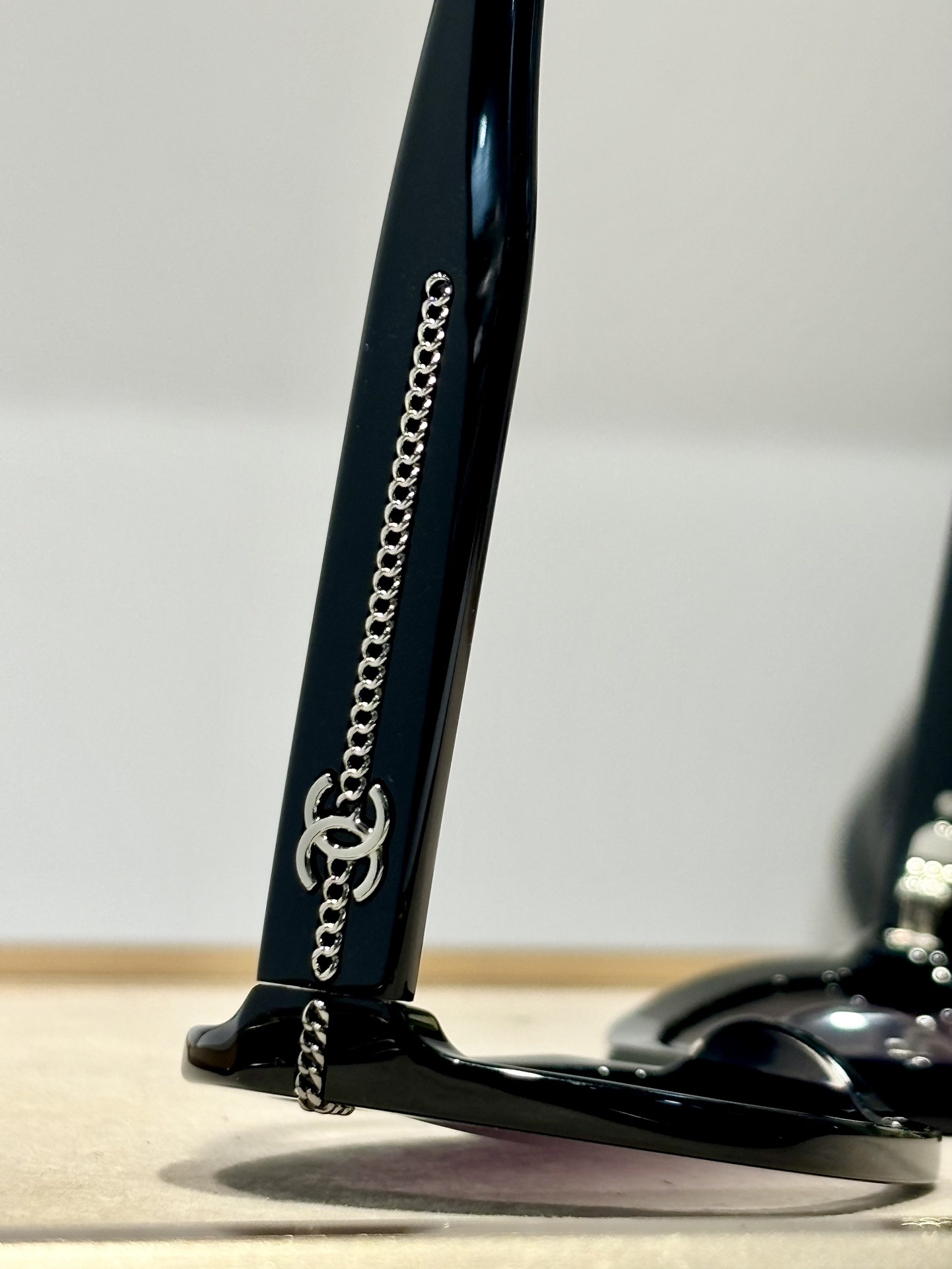 Chanel 5510 Butterfly Sunglasses - Black Grey Gradient Lenses