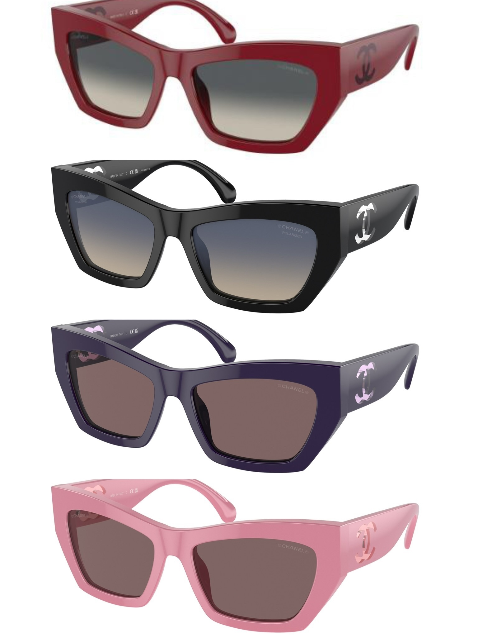 Trendy Black Rectangular Sunglasses - Vintage Unisex Eyewear