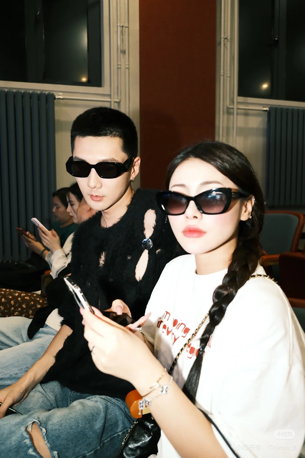 Trendy Black Rectangular Sunglasses - Vintage Unisex Eyewear