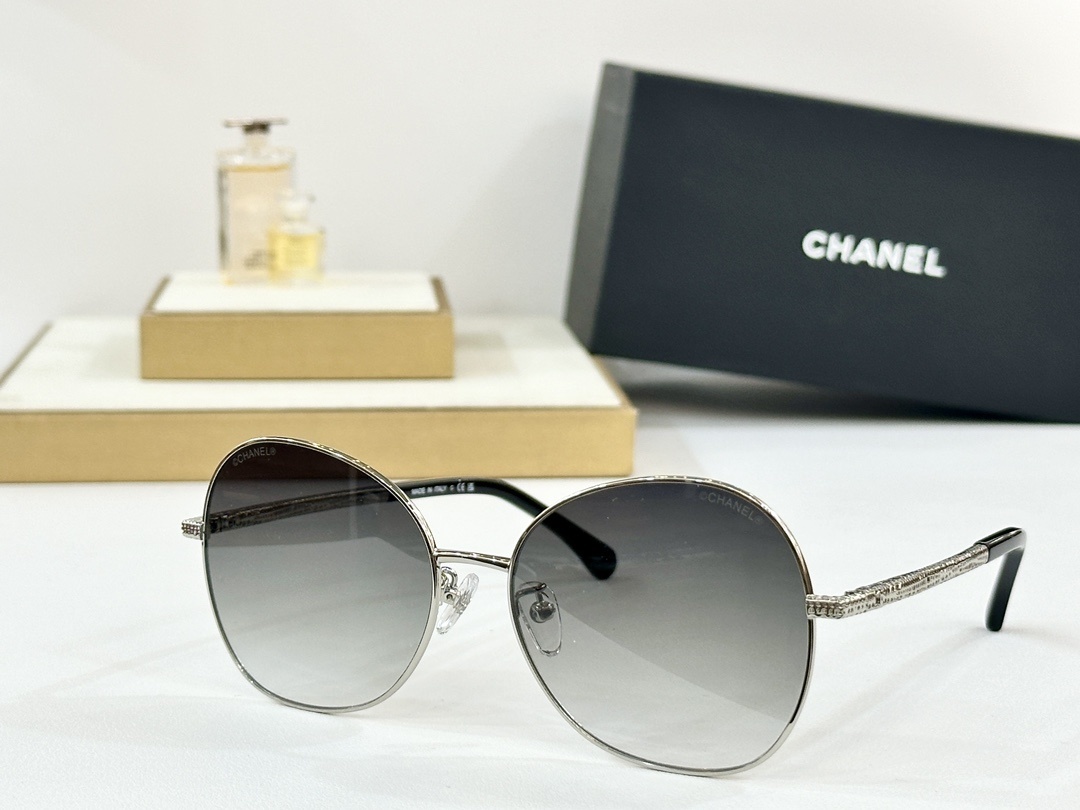 Chanel Luxury Oversized Round Sunglasses for Women - Premium Design