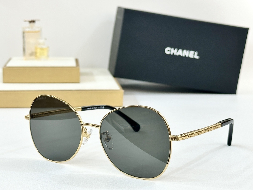 Chanel Luxury Oversized Round Sunglasses for Women – Premium Design