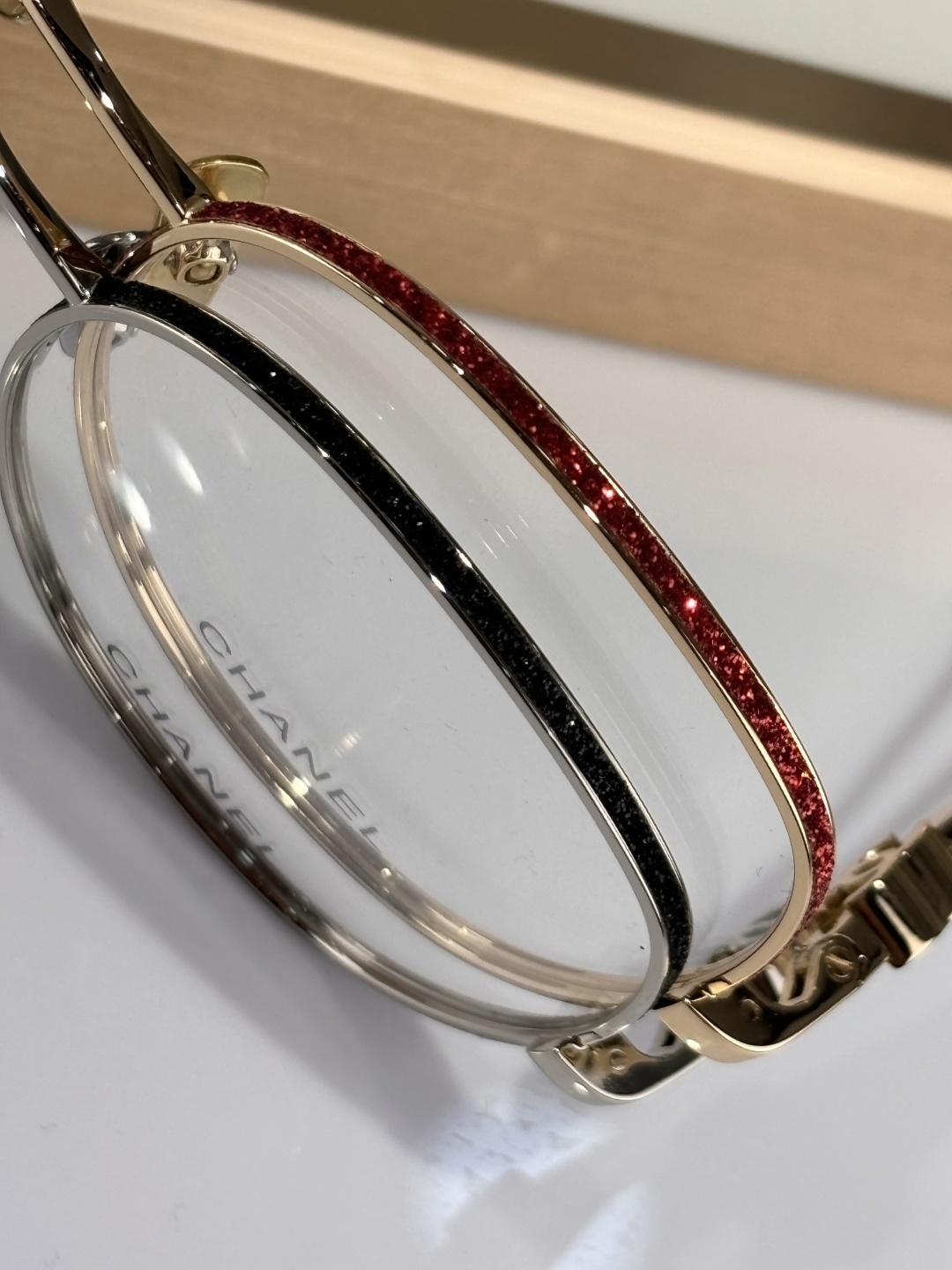 Chanel Luxury Round Metal Eyeglass Frames for Women