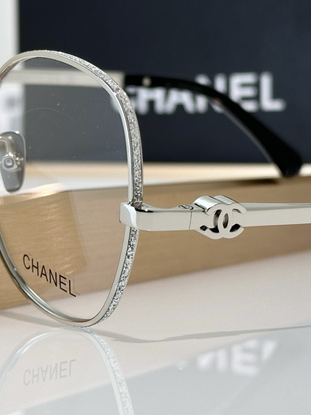 Chanel Round Metal Eyeglasses - Luxury Optical Frames for Women