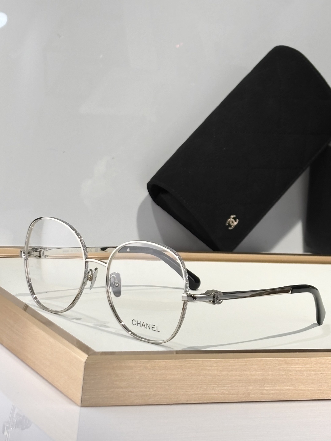 Chanel Round Metal Eyeglasses - Luxury Optical Frames for Women