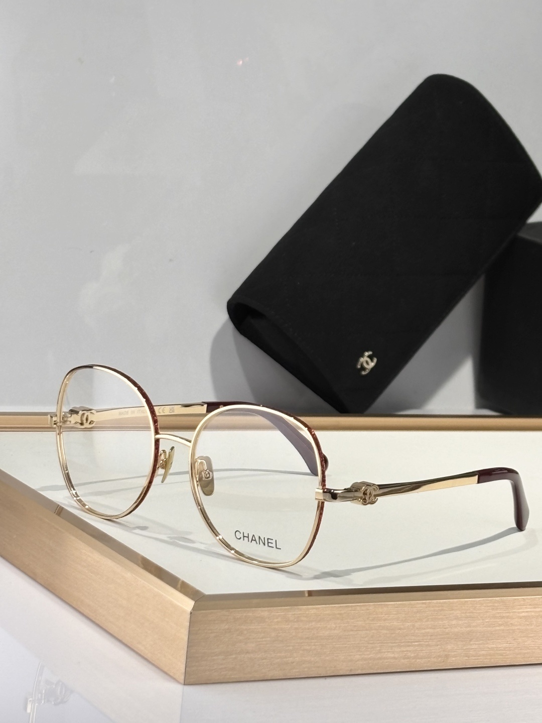 Chanel Round Metal Eyeglasses - Luxury Optical Frames for Women