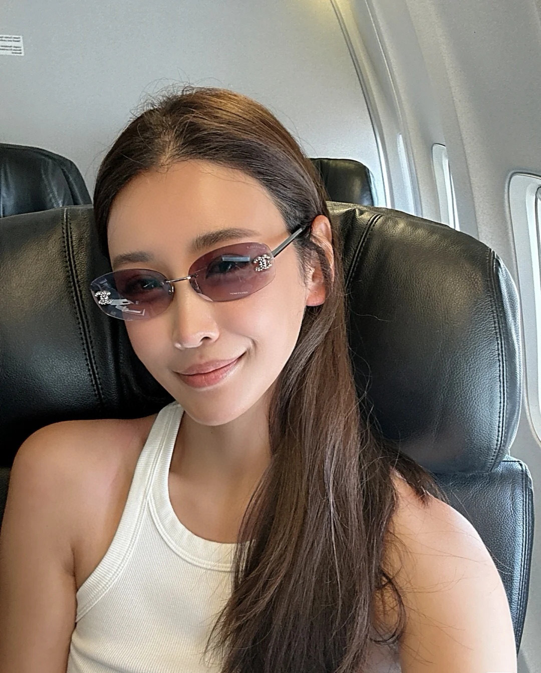 Luxury Rimless Y2K Oval Sunglasses - Vintage Tinted Lens for Women