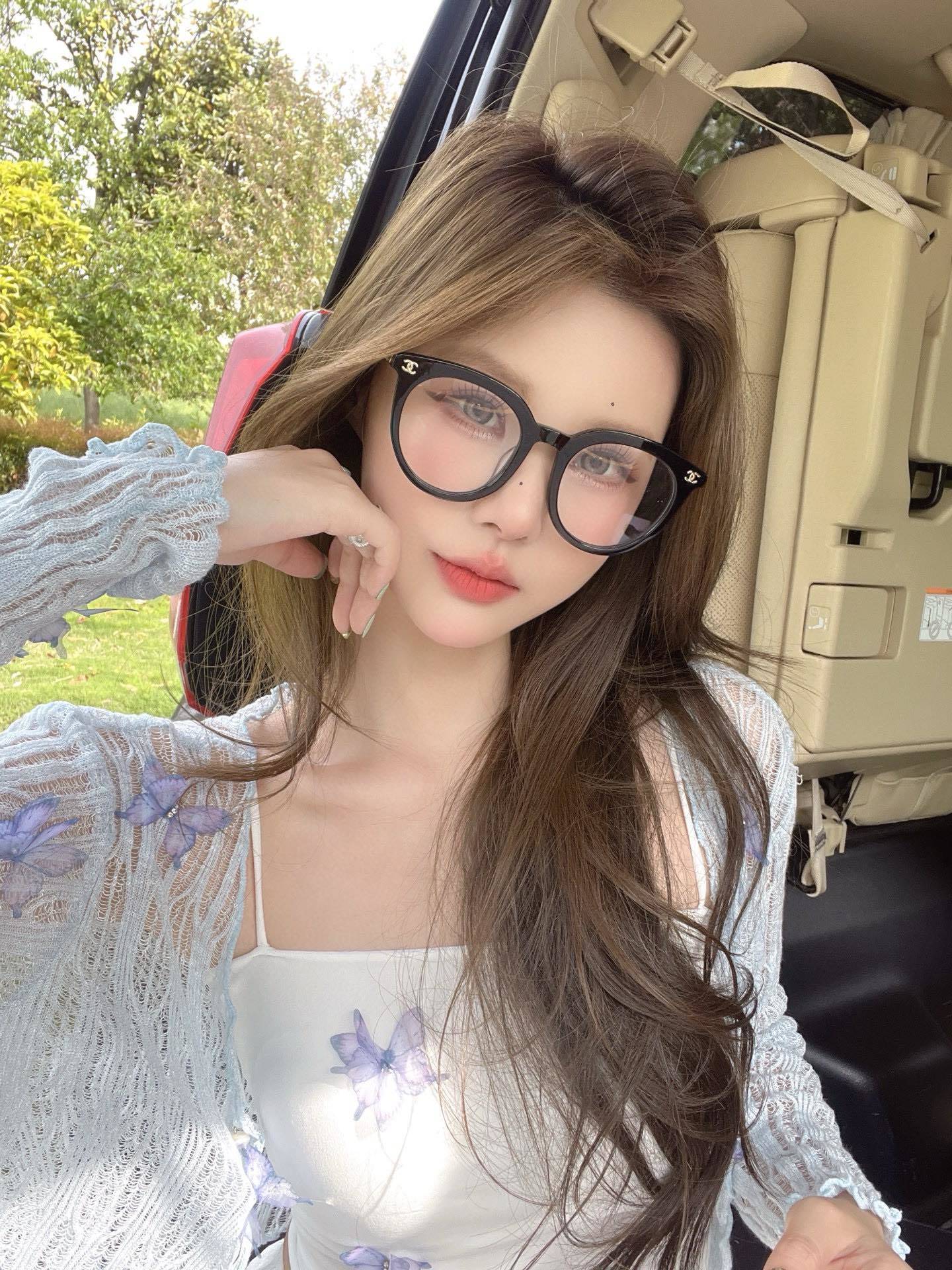 Luxury Designer Oversized Eyeglasses - Chic Square Frames for Women