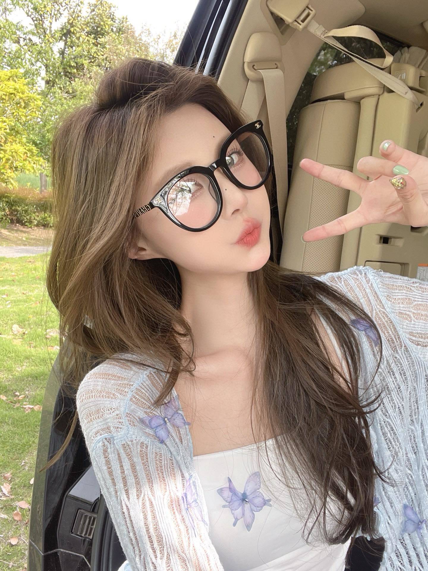 Luxury Designer Oversized Eyeglasses - Chic Square Frames for Women