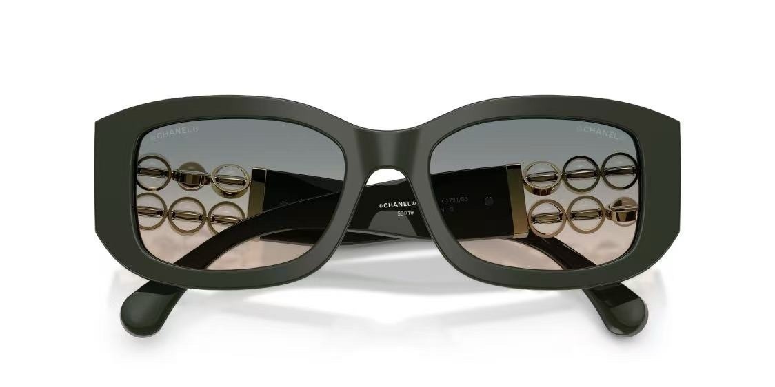 Chanel Polarized Rectangular Sunglasses - Luxury Designer Eyewear