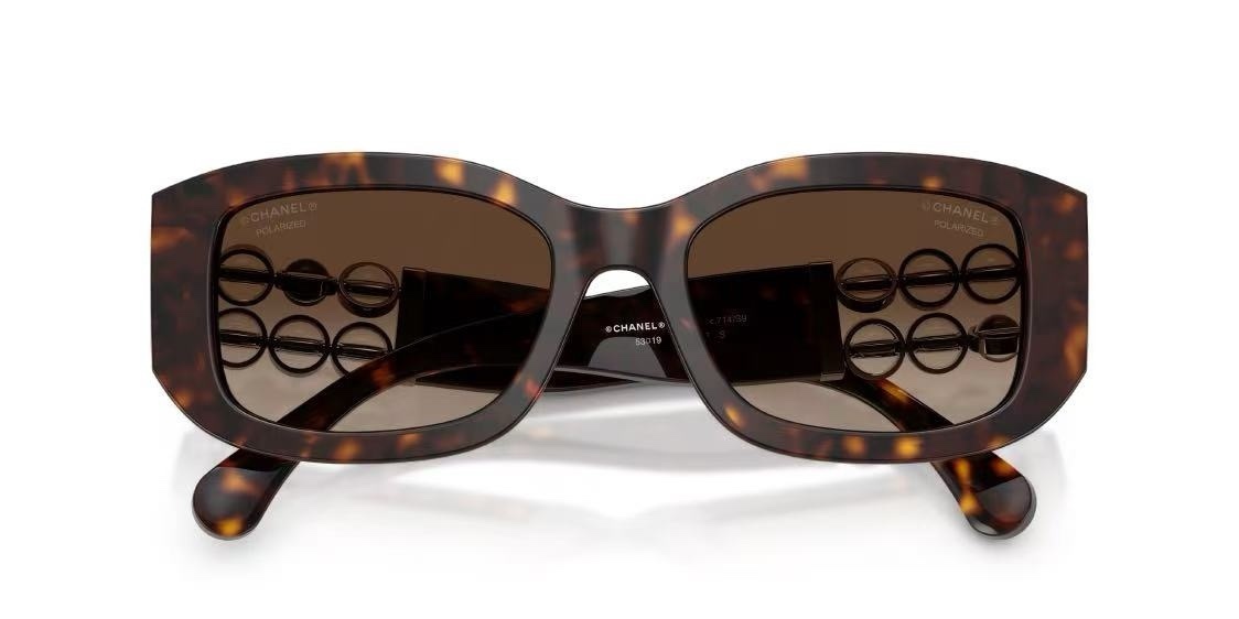 Chanel Polarized Rectangular Sunglasses - Luxury Designer Eyewear