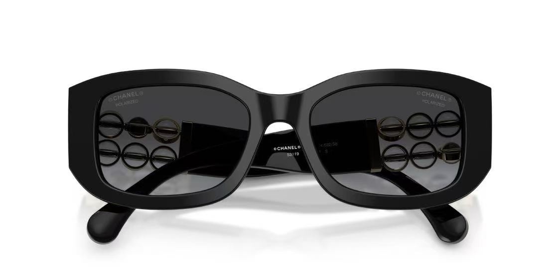Chanel Polarized Rectangular Sunglasses - Luxury Designer Eyewear