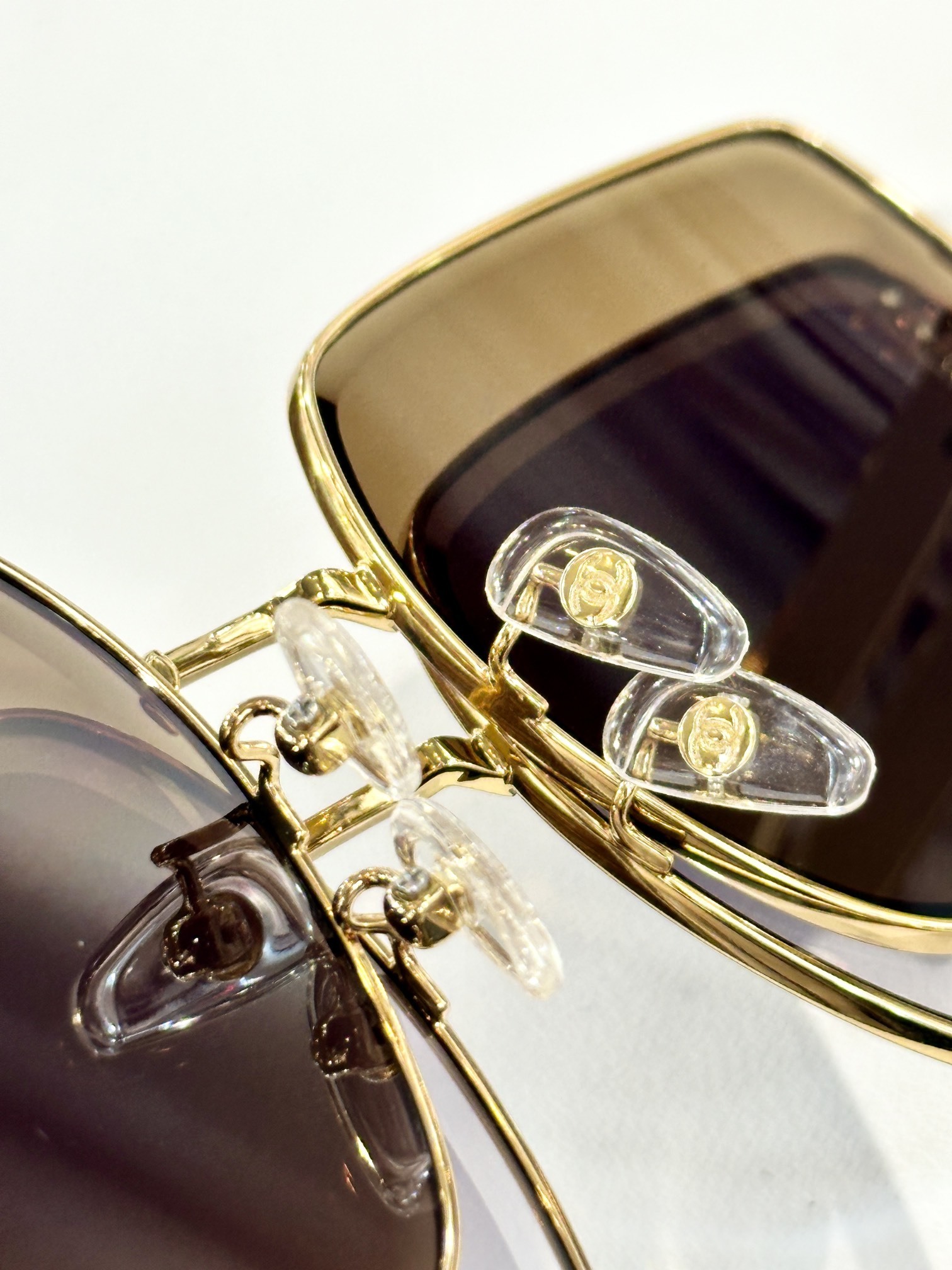 Chanel Luxury Oversized Square Sunglasses with Iconic CC Logo