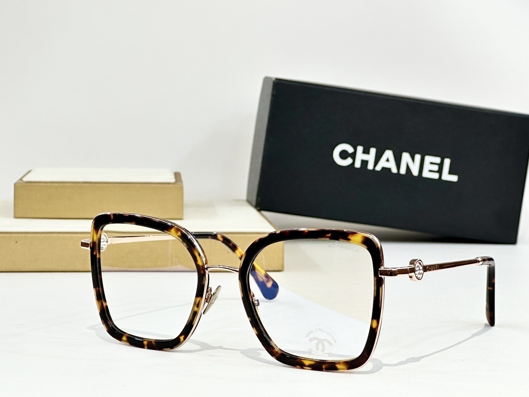 Chanel Luxury Square Eyeglasses - Elegant Designer Optical Frames