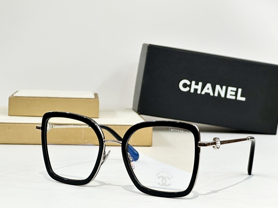 Chanel Luxury Square Eyeglasses - Elegant Designer Optical Frames