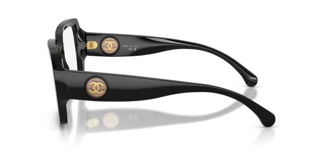 Chanel Oversized Square Eyeglasses - Dark Havana Tortoise Shell