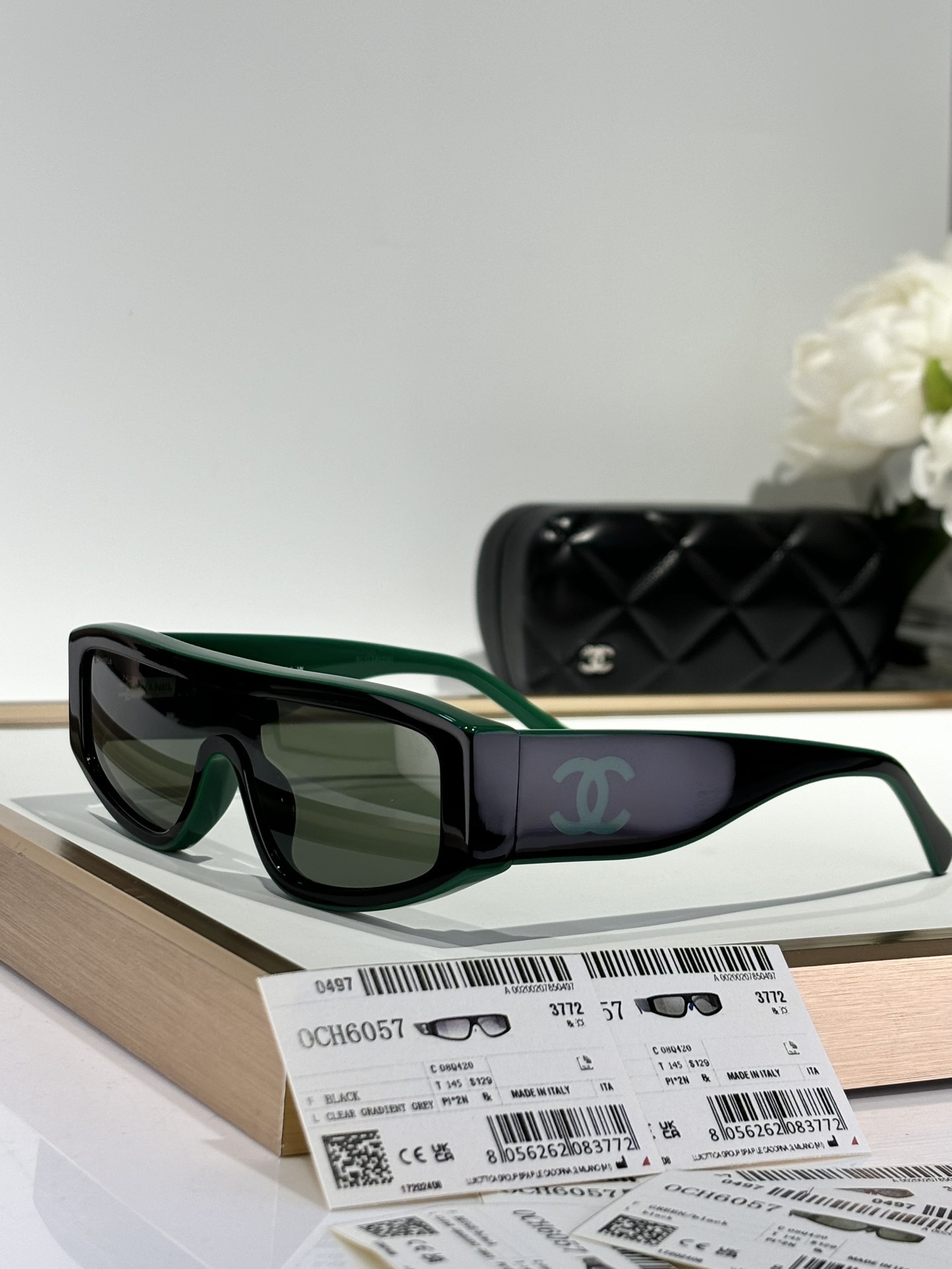 Chanel OCH6057 Shield Sunglasses – Luxury Designer Eyewear