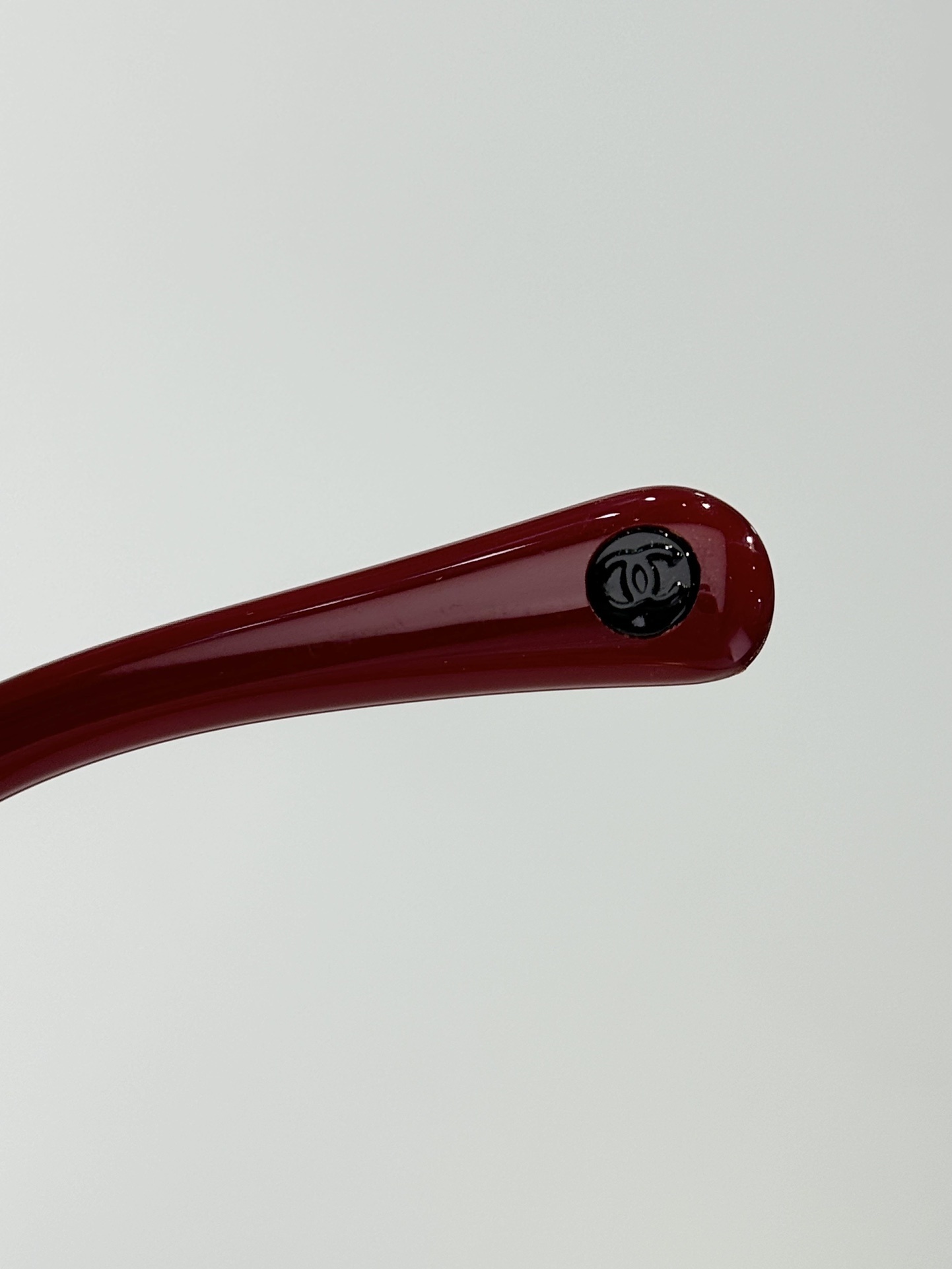 Chanel Shield Sunglasses - Burgundy & Navy Blue Nylon