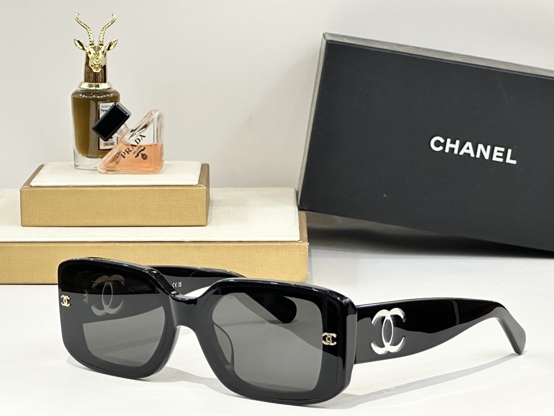 Chanel Luxury Square Sunglasses - Designer Women's Fashion Eyewear