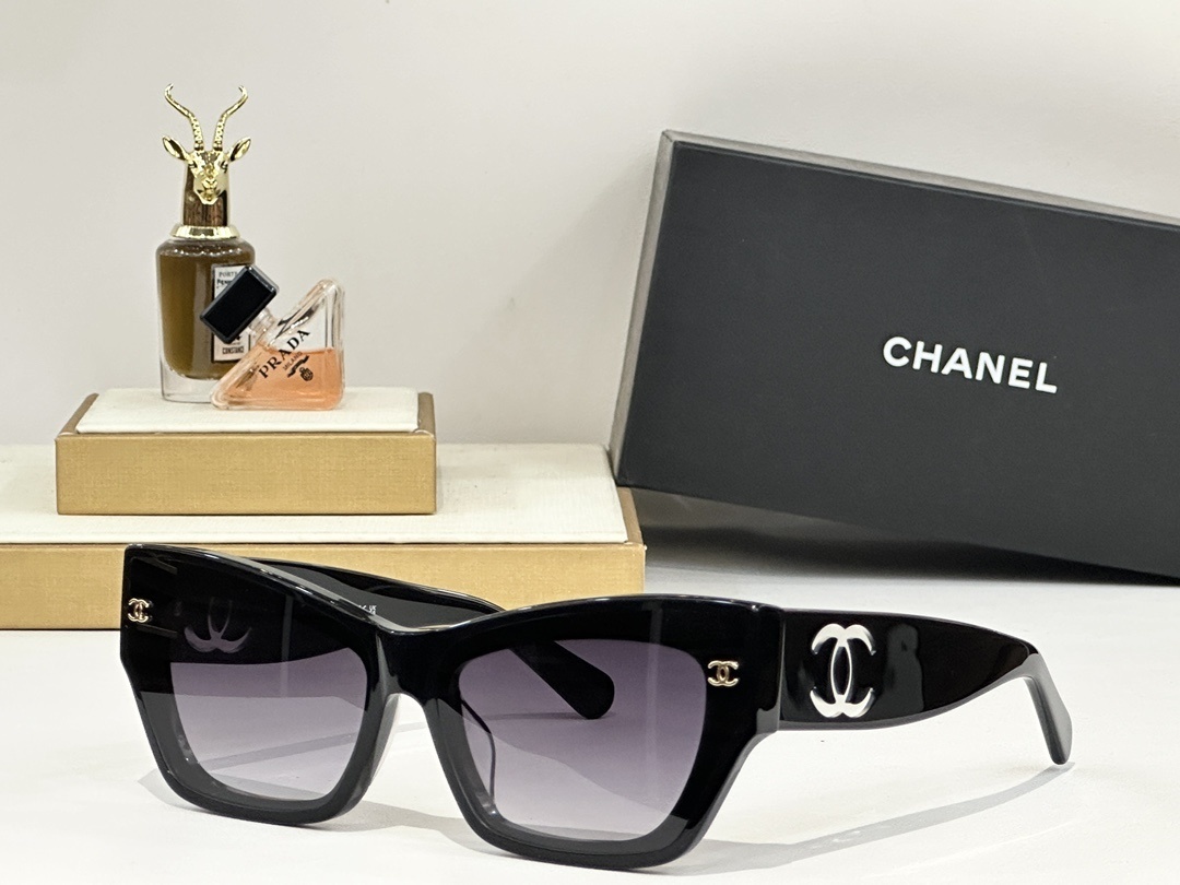 Chanel Luxury Cat-Eye Sunglasses for Women - Elegant Designer Eyewear