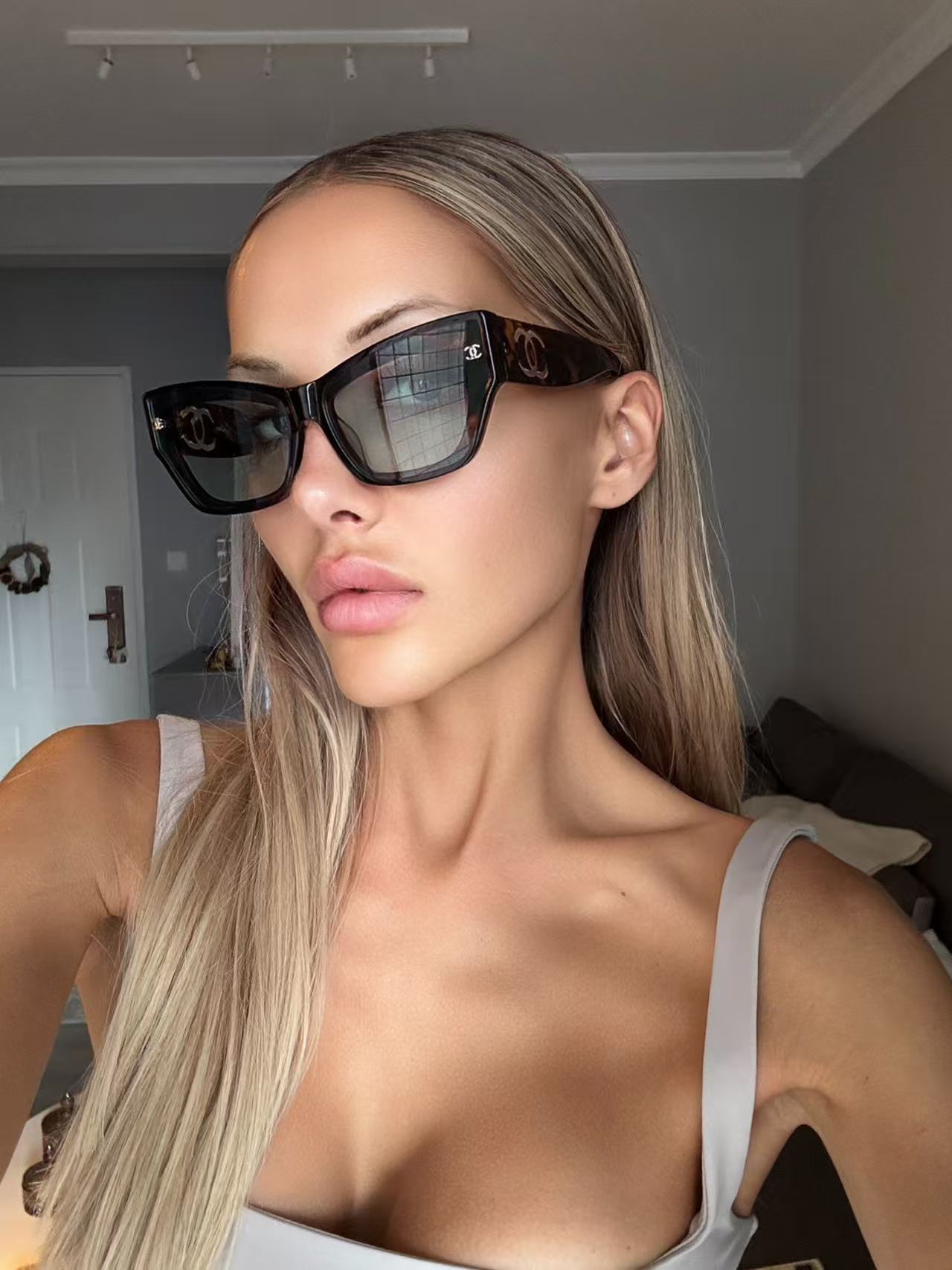 Luxury Square Oversized Sunglasses - Women's Designer Eyewear