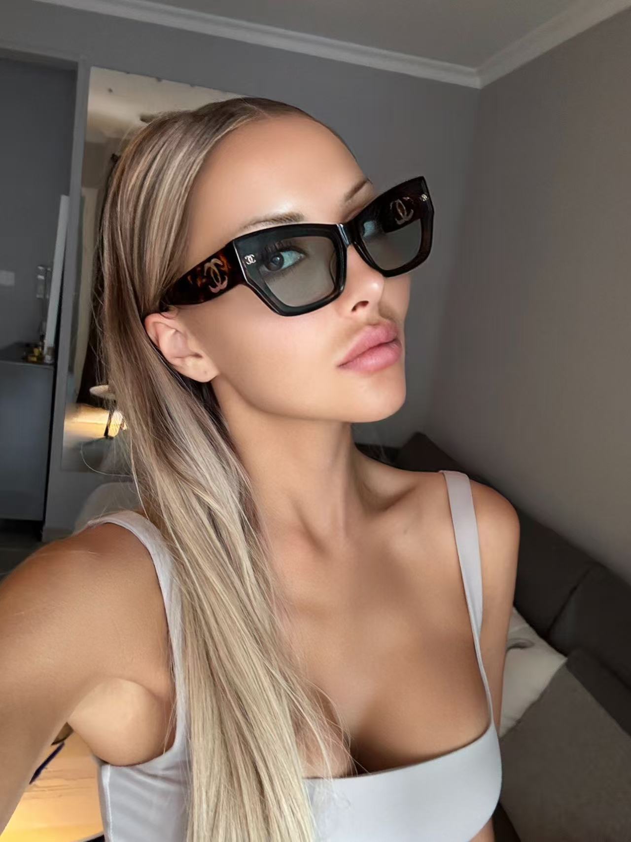 Luxury Square Oversized Sunglasses – Women’s Designer Eyewear