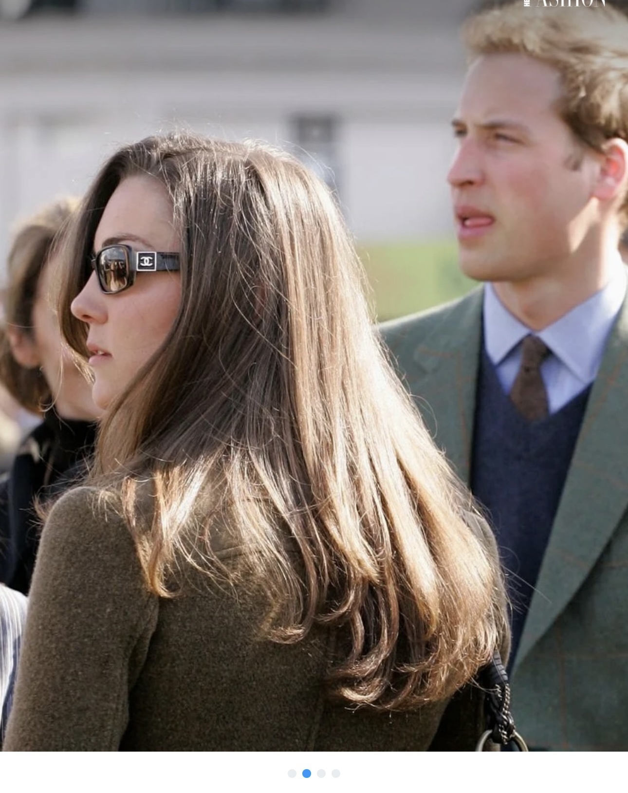 Vintage Chanel Rectangular Sunglasses - Kate Middleton Style