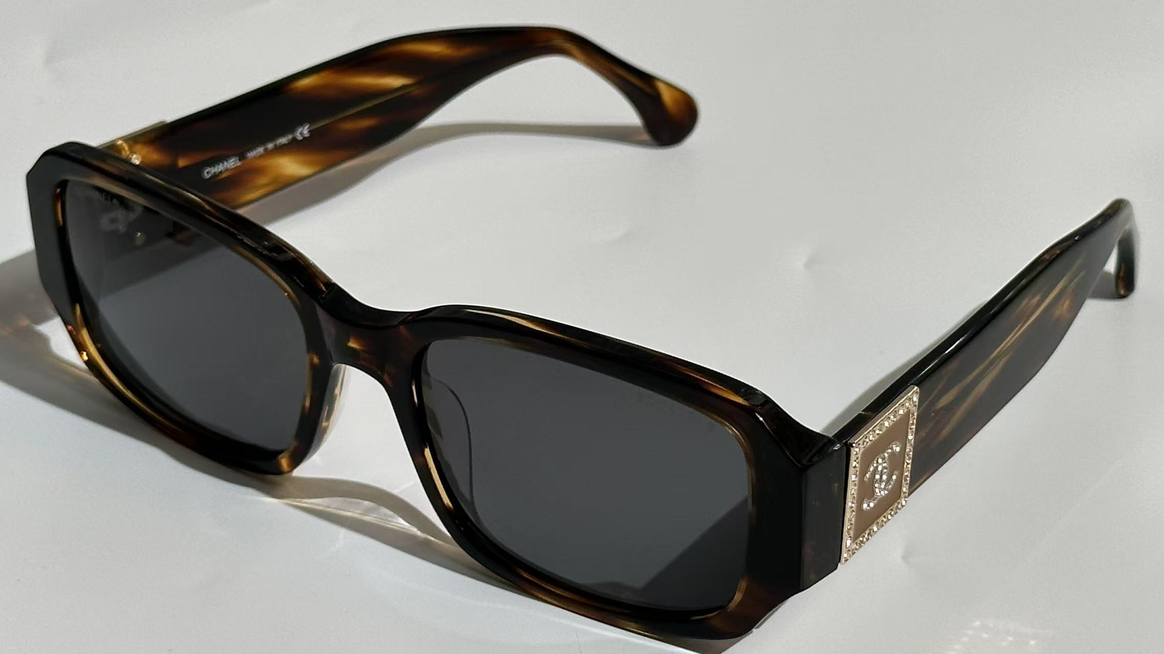 Vintage Chanel Rectangular Sunglasses - Kate Middleton Style