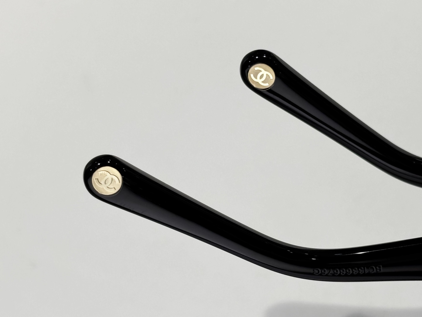 Luxury Chanel Oval Sunglasses - Silver Metal & Black Temple Design