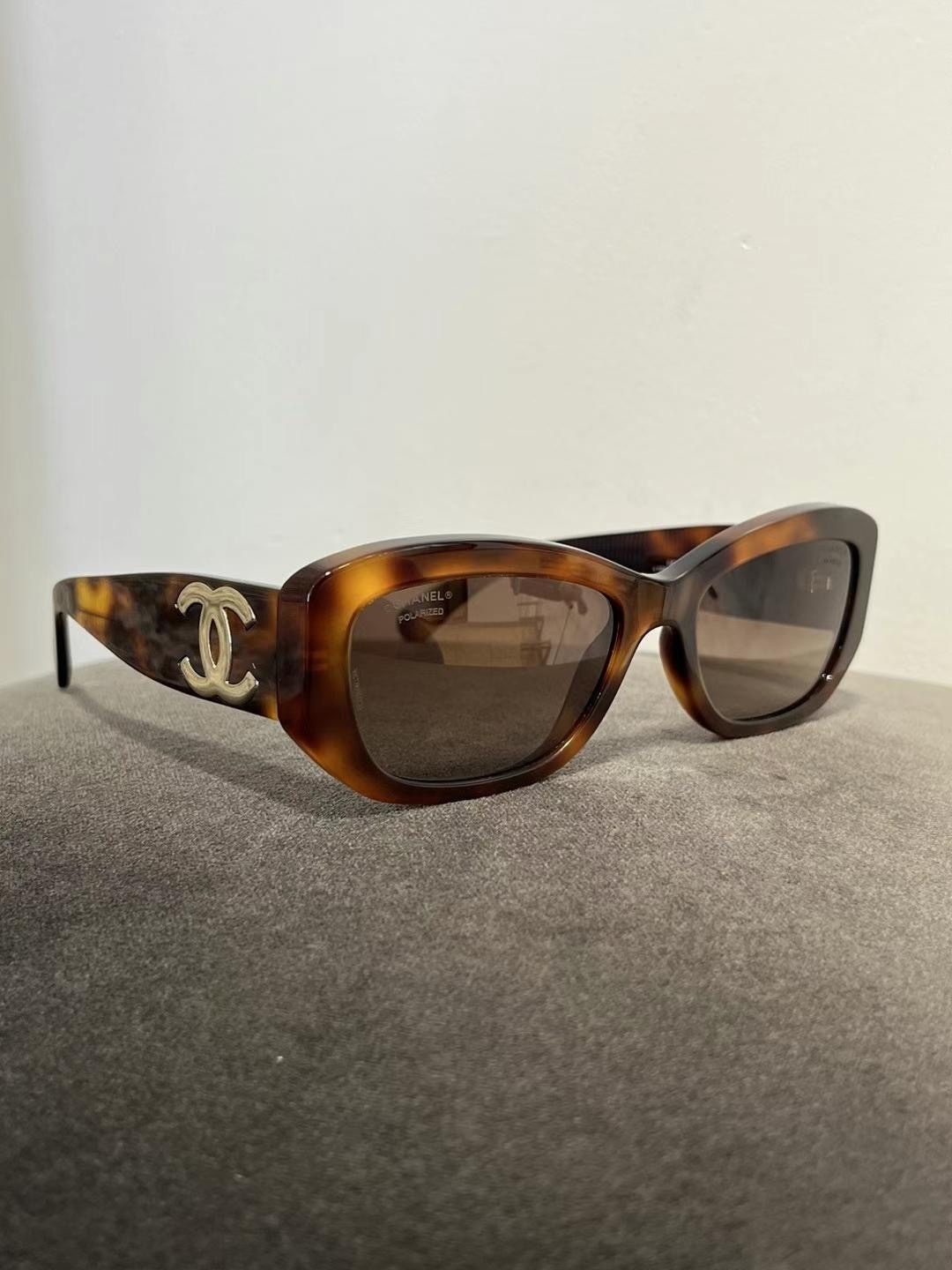 Chanel CC Logo Rectangular Sunglasses - Premium Luxury Eyewear