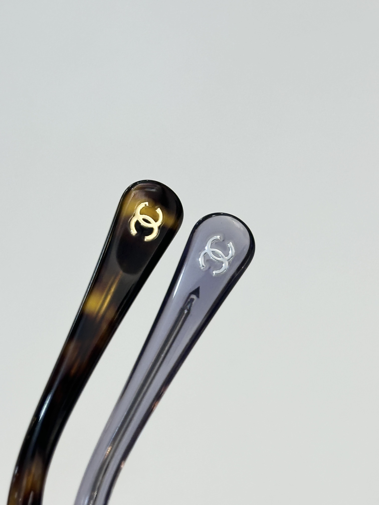 Chanel Luxury Square Eyeglasses - Elegant Chain Temple Design