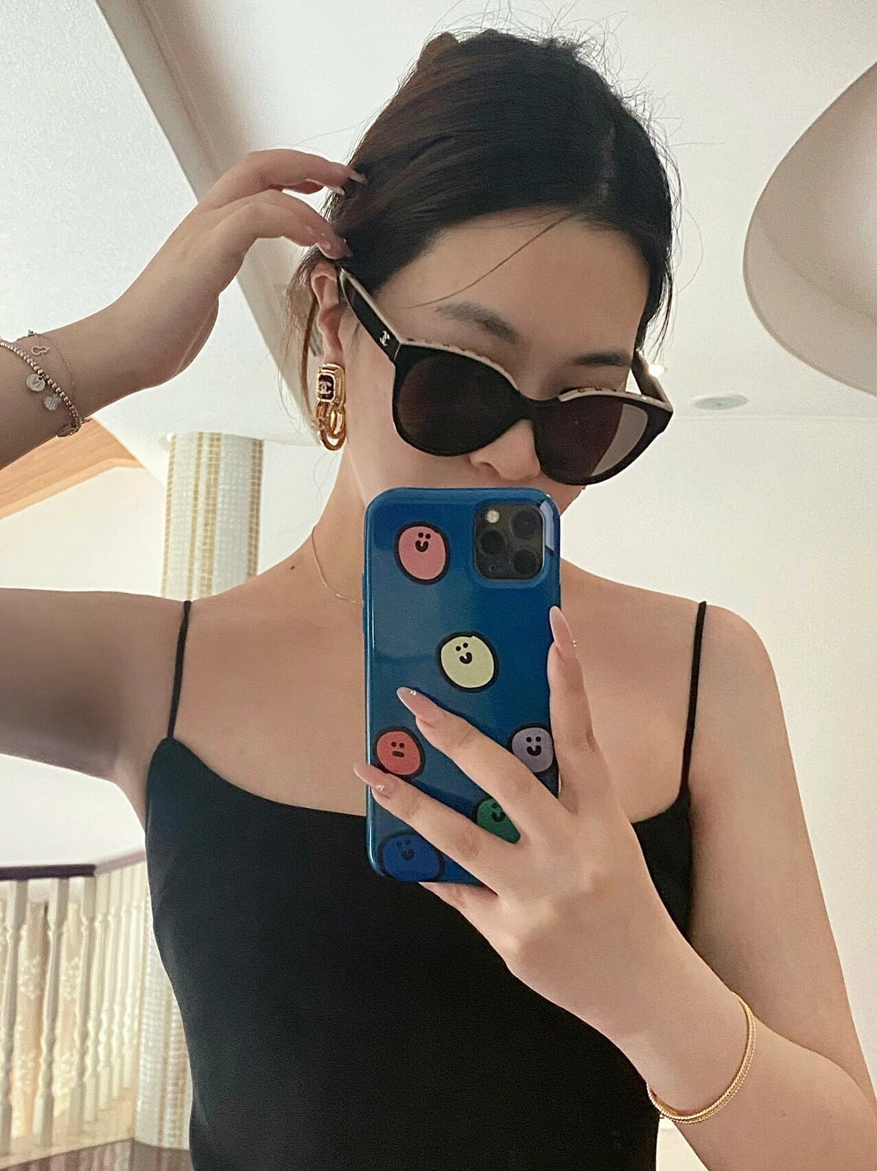 Oversized Black & White Color Block Knit Sweater - Chic Loose Fit