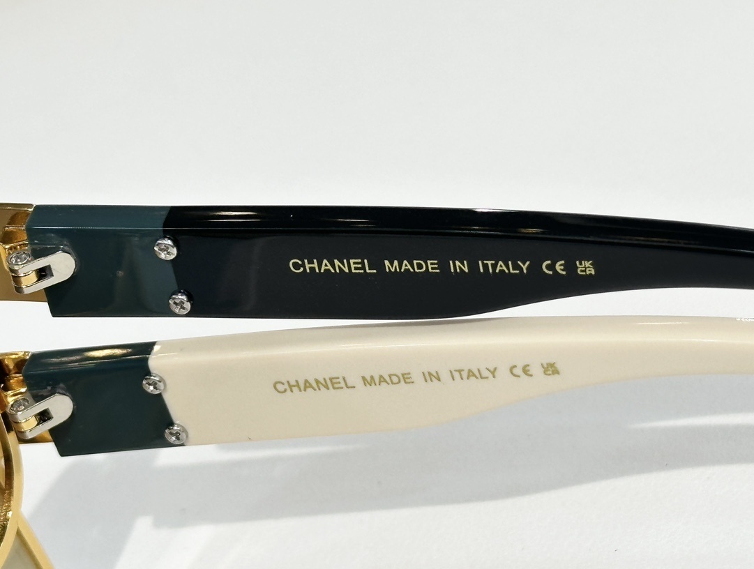 Chanel Luxury Oversized Square Sunglasses with Gold CC Logo