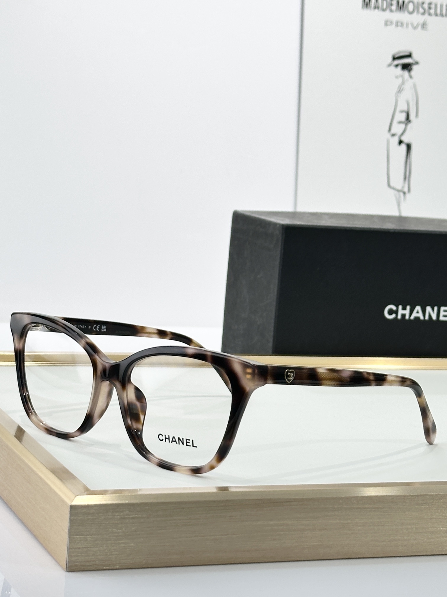 Chanel Women’s Luxury Eyeglasses – Elegant Cat-Eye Optical Frames