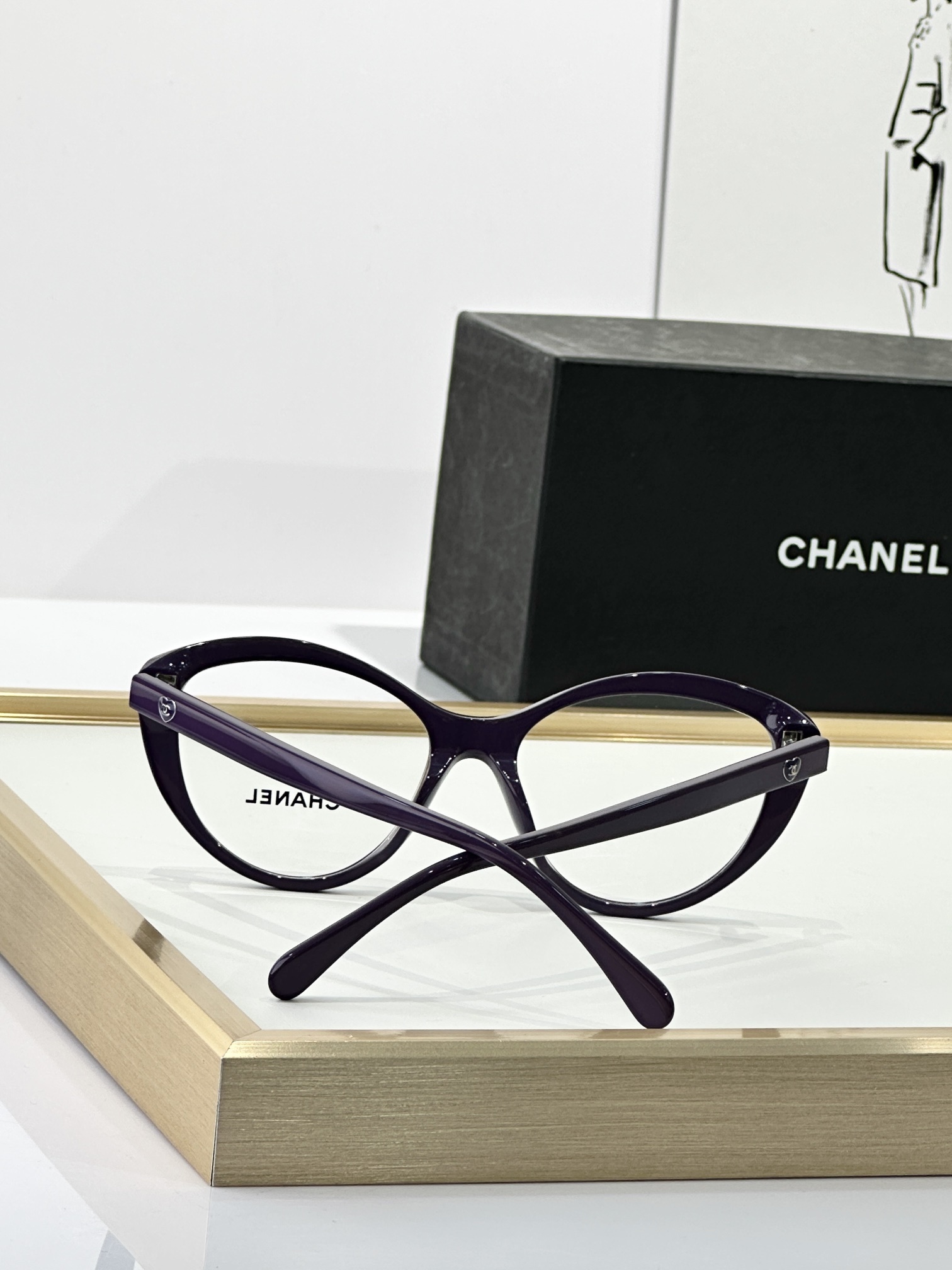 Chanel Luxury Cat-Eye Eyeglasses - Premium Women's Optical Frames