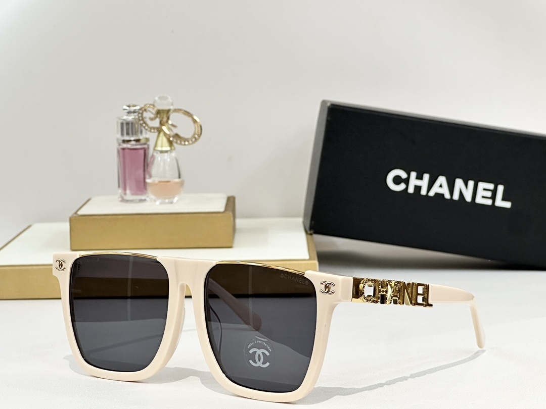 Luxury Chanel Oversized Square Sunglasses – Premium Designer Eyewear