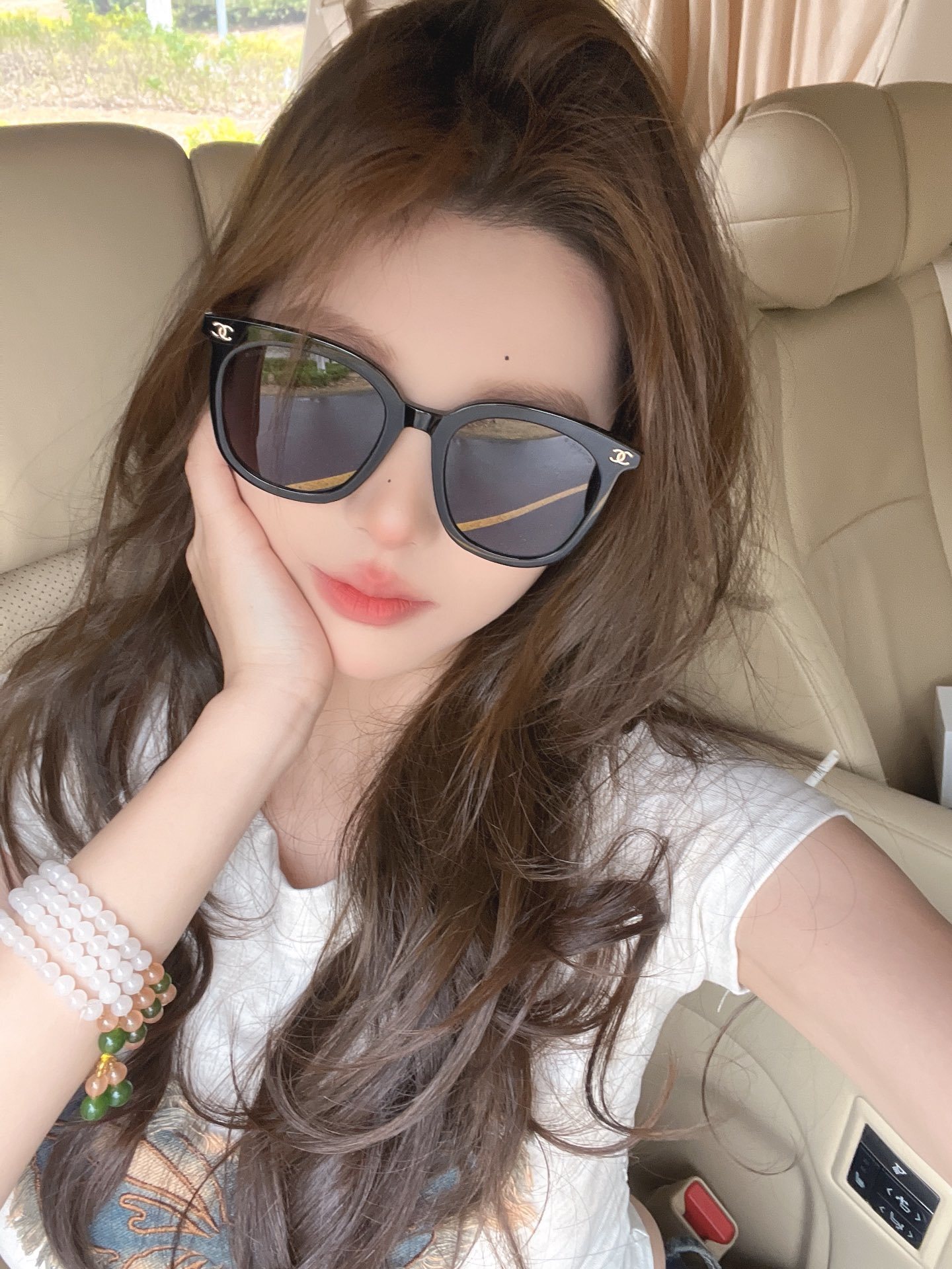 Women's Chic Nude Pink Square Sunglasses - Designer Style UV400