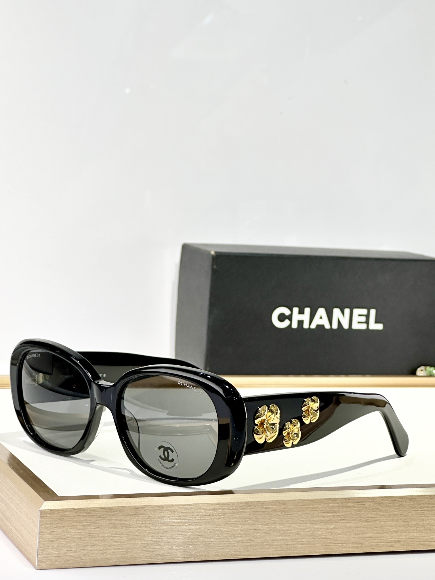 Chanel Camellia Flower Oversized Sunglasses - Luxury Women's Eyewear